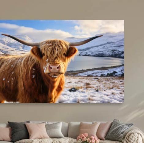 Schotse Hooglander schilderijen