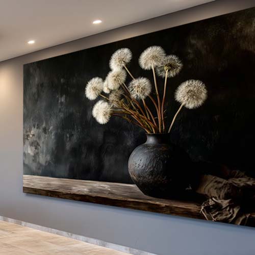 Wanddecoratie voor de receptie - entree