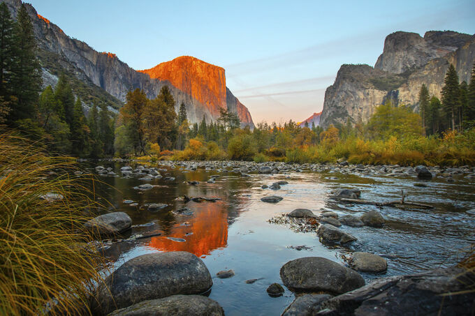 Sunset at Yosemite National Park