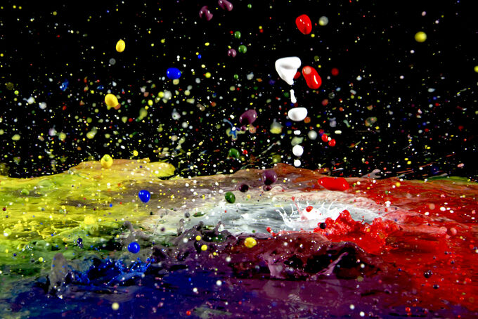 Paint splash