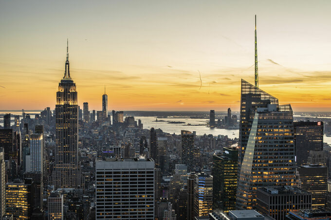 November sky at New York