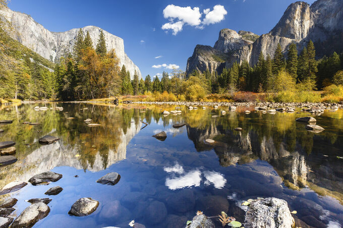 Yosemite Valley in fall