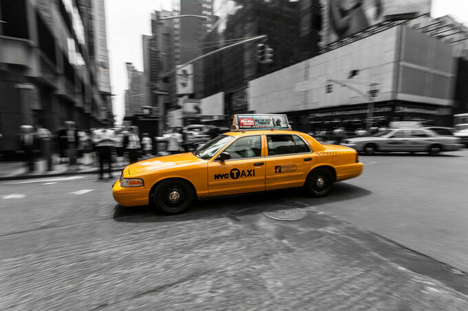 NYC Taxi at Times Square