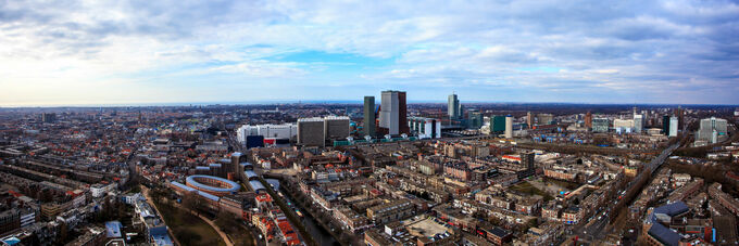 Den Haag skyline panorama