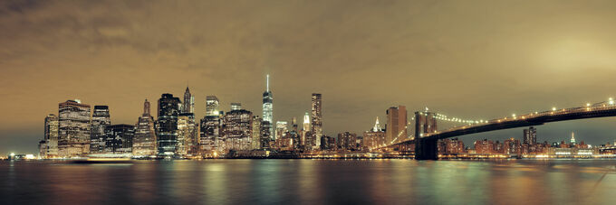 Manhattan Downtown at night