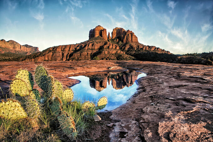 Sedona Red Rocks reflection