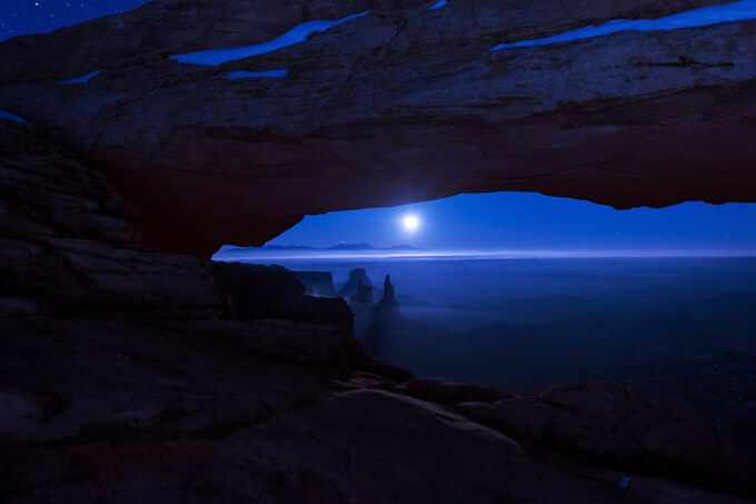 Blue Mesa Arch