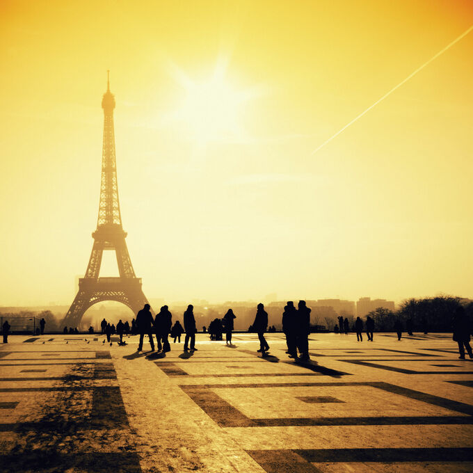 Tourists in Paris