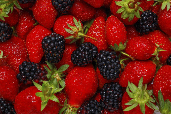 Strawberries and Blackberries