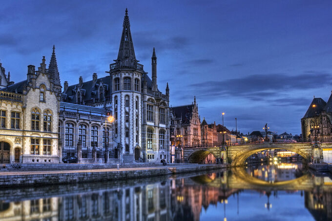 Graslei Gent, Sint Michielsbrug