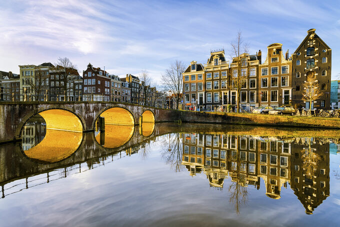 Winter morning in Amsterdam