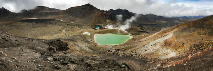 Emerald lakes