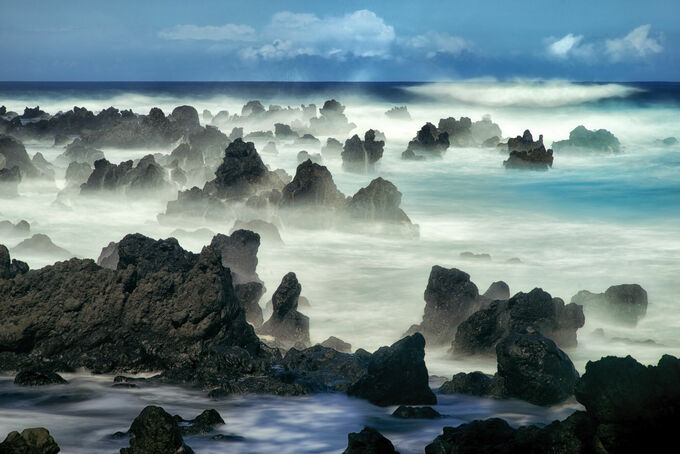 Blue seascape Maui