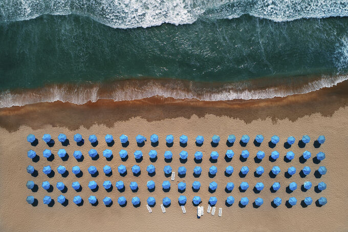 Umbrellas at the beach