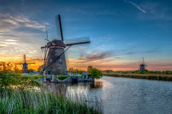 Postcard from Kinderdijk