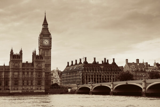 Big Ben Sepia