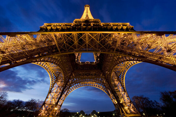 Eiffel Tower at night