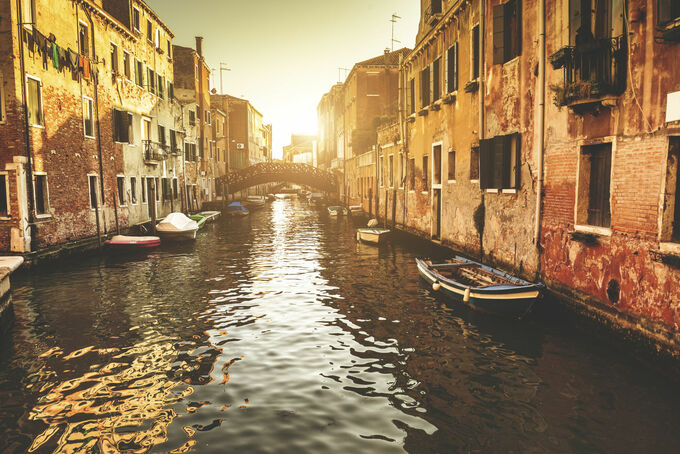 Venice medieval canal