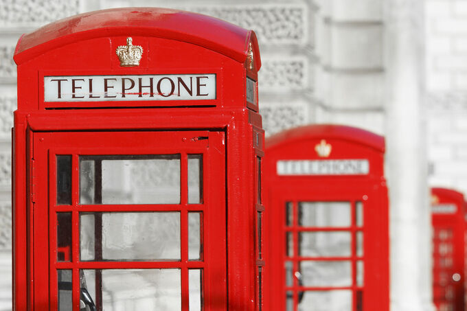 London phone boxes, Westminister