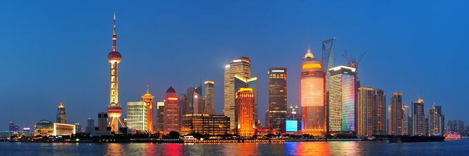 Shanghai at night