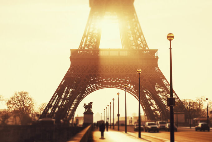 Tour Eiffel at sunset