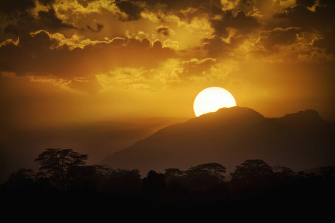 Kenya sunset