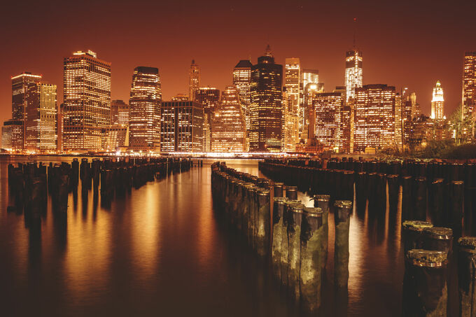 Illuminated New York City