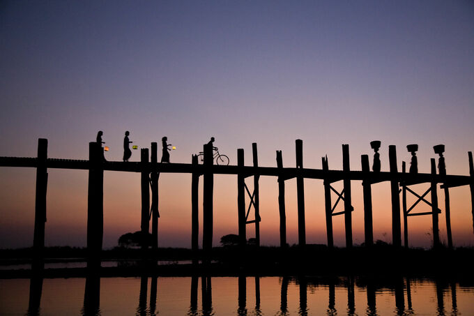 The Ubein Bridge, Burma