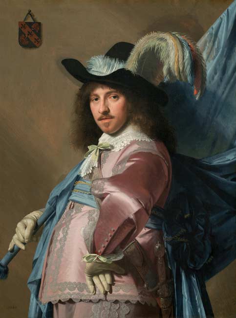 Andries Stilte als Vaandeldrager - Johannes Cornelisz Verspronck