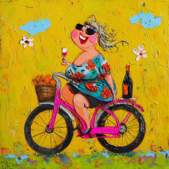 Dikke Dames op de fiets I