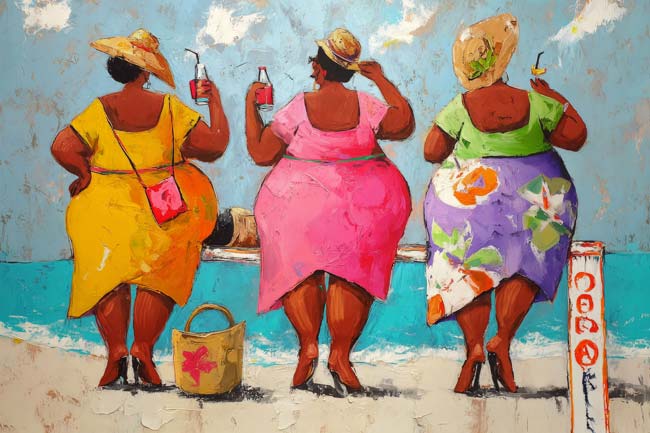 Dikke Dames op vakantie