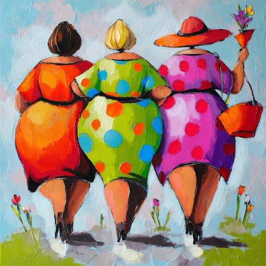 Dikke Dames samen op pad I