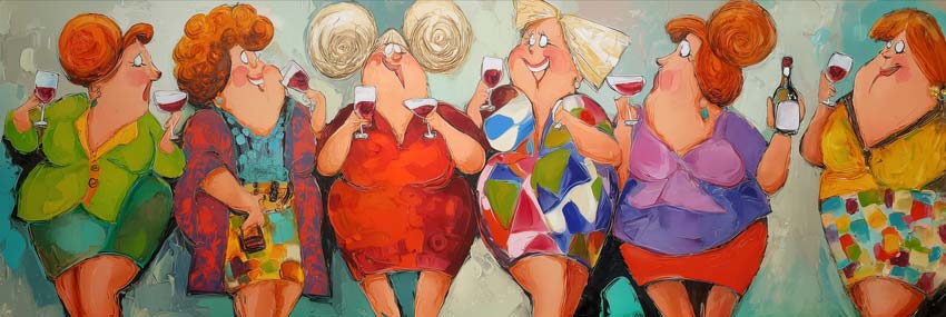 Dikke Dames vieren het leven