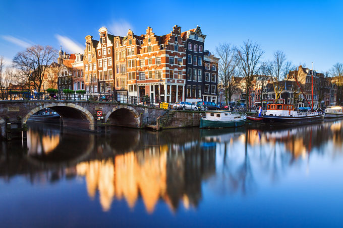 Winter morning in Amsterdam