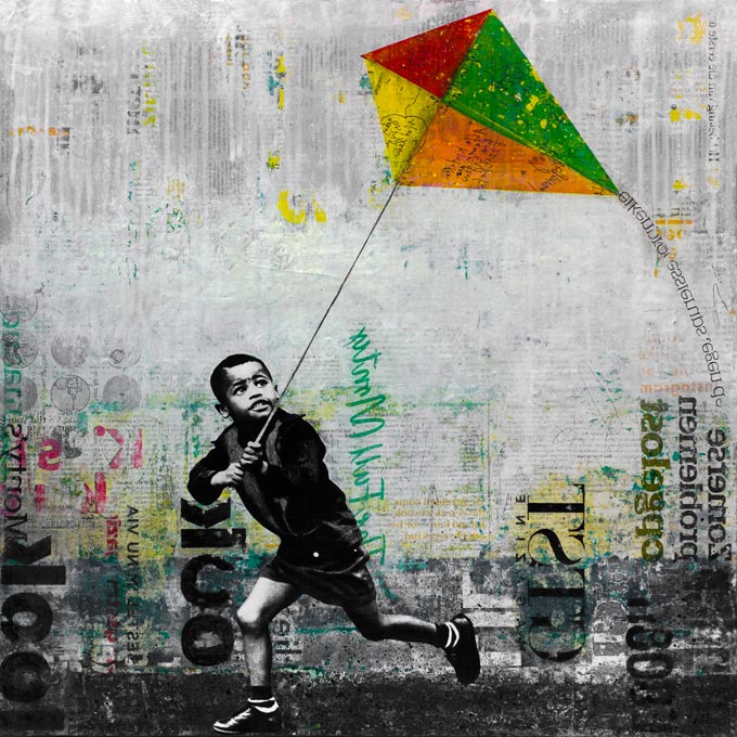 Kid with Kite