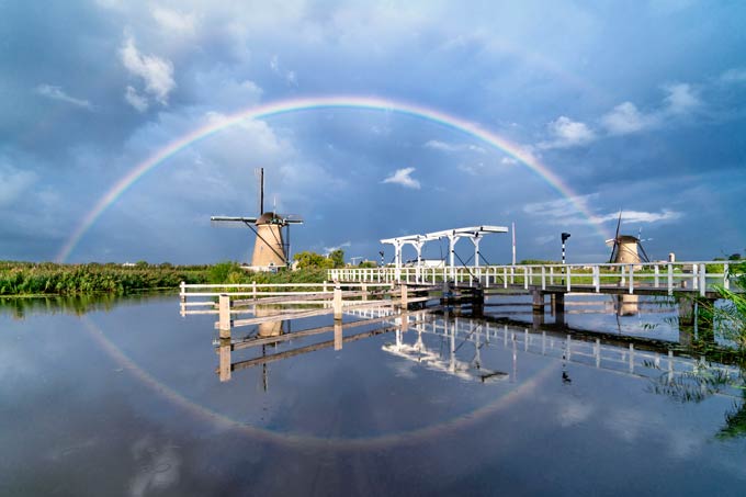 Kinderdijk over the Rainbow