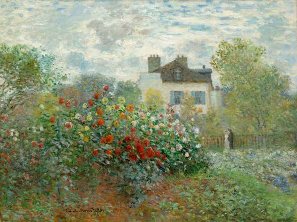 The Artist's Garden in Argenteuil - Claude Monet