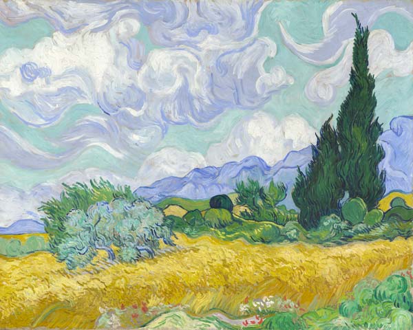 Korenveld met Cipressen - Vincent van Gogh