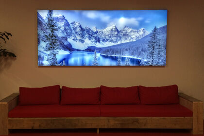 Articulatie Leuren blauwe vinvis Led Canvas Schilderij kopen? | Wallstars wanddecoratie